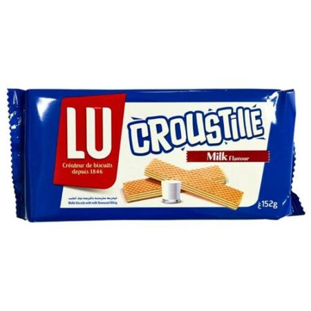 Lu Croustille Melkcrème 152g – Wafelbiscuits Met Melkcrèmesmaak