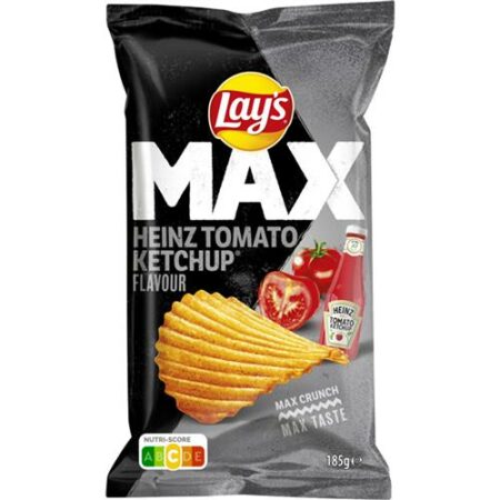 Lays Max Crunch Chips Heinz Tomaten Ketchup 185g