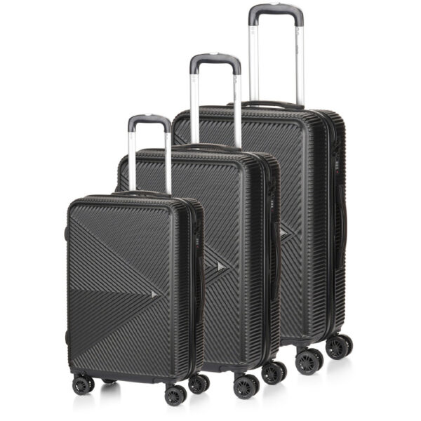 Voyage Reiskoffer Milan - Zwart - 67x44x26.5cm - 78L - Afbeelding 2