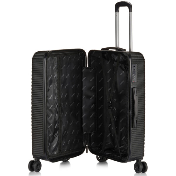 Voyage Reiskoffer Milan - Zwart - 67x44x26.5cm - 78L - Afbeelding 3