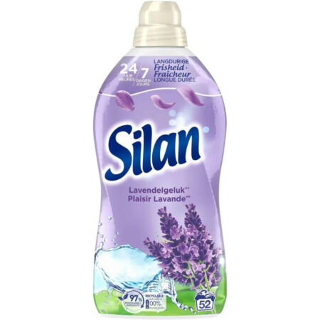 Silan Wasverzachter - Lavendelgeluk 52 Wasb./1,144L