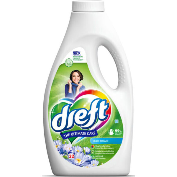 Dreft Vloeibaar Wasmiddel - Blue Dream 32 Wasb./1,44L