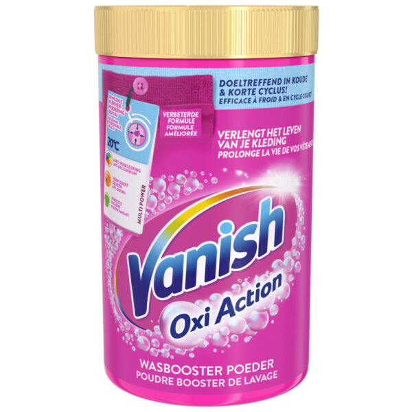 Vanish Oxi Action Pink - Vlekverwijderaar 1,5kg - Afbeelding 2