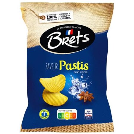 Brets Chips Pastis 125g