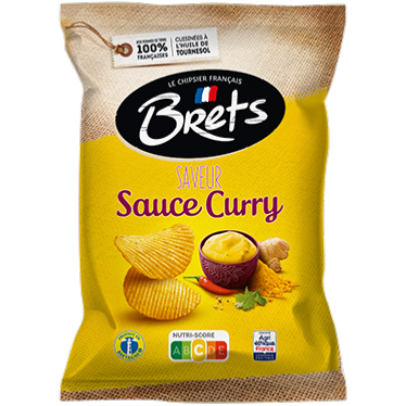 Brets Chips Curry Saus 125g