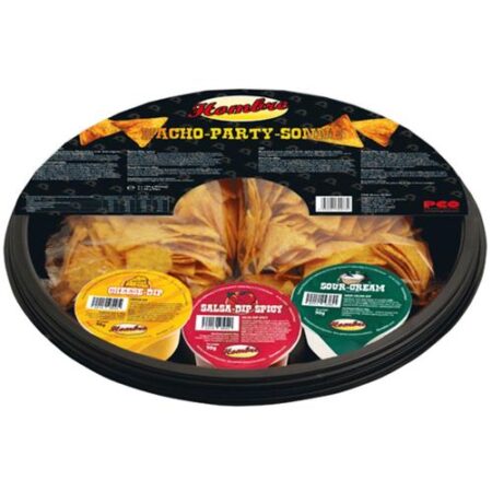 Hombre Nacho Party 2 x 150g + Dip 3 x 90g