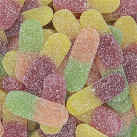 Frisia Snoepjes Zure Briketten 1,25kg – Bulk Snoep – Zure Briketten Met Fruitsmaak