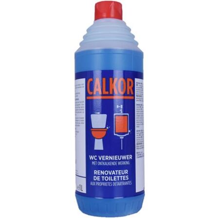 Calkor WC Vernieuwer 1000ml – Effectieve toiletreiniger tegen kalkaanslag met frisse geur.