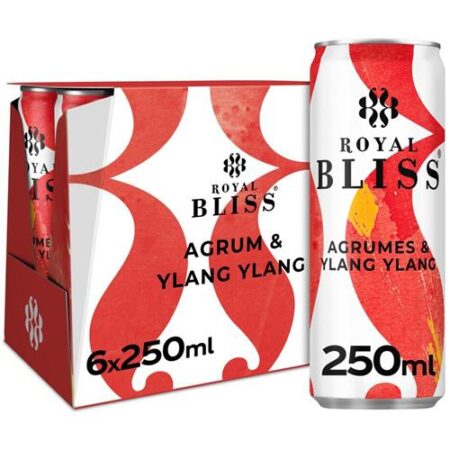 Royal Bliss Ylang Ylang 6 x 25cl - Tonic - 6-Pack - Sleek Blikjes