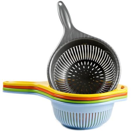Groen vergiet met steel – Perfect voor afgieten van groenten en pasta