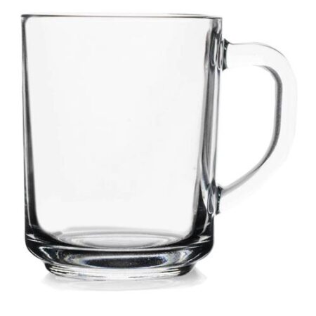 Glazen mok pub 250cc – stijlvolle glazen mok in een set van 2
