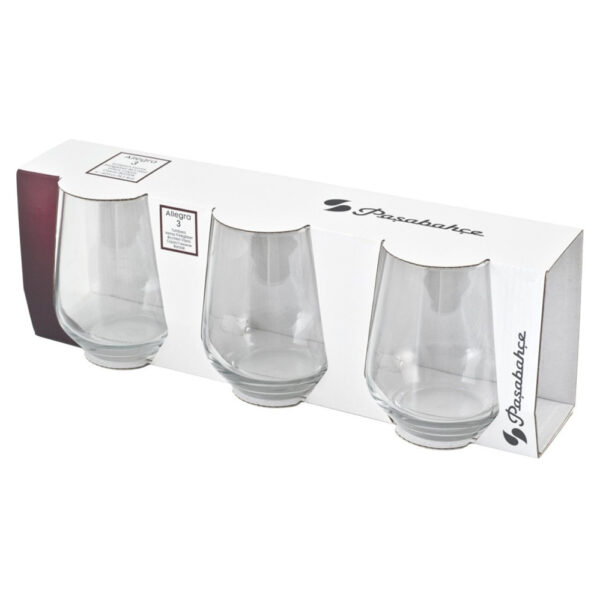 Pasabahce drinkglazen Allegra – Set van 3 stijlvolle glazen - Afbeelding 2