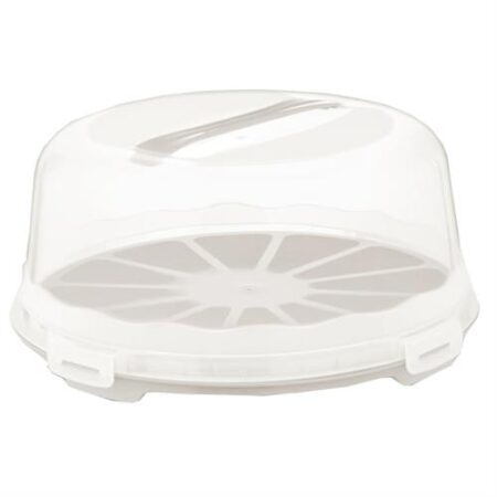 aartdrager rond wit – praktische oplossing voor het bewaren van taarten