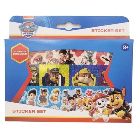 Paw Patrol stickerset met kleurrijke stickers van alle Paw Patrol helden
