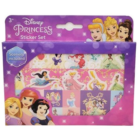Disney Princess stickerset met verschillende prinsessen designs