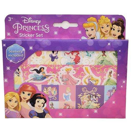 Disney Princess stickerset met verschillende prinsessen designs
