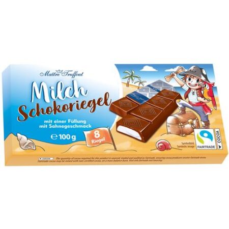 Maître Truffout Melkchocolade Met Crèmevulling 100g