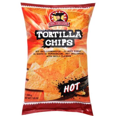 Don Fernando Tortillachips Hot 200g