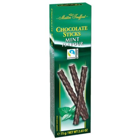Maître Truffout Chocolade Sticks Muntsmaak 75g