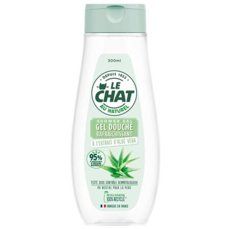 Le Chat Douchegel Met Extract Van Aloë Vera 300ml - Shower Gel - PH Neutraal - Verfrissend