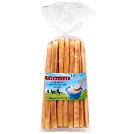 Stiratini Grissini Broodstengels Met Zeezout 250g