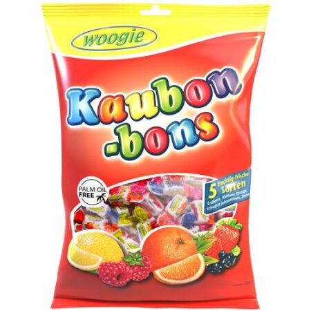 Woogie Fruitsnoepjes Mix 500g - 5 Soorten Fruitsmaken - Apart Verpakt