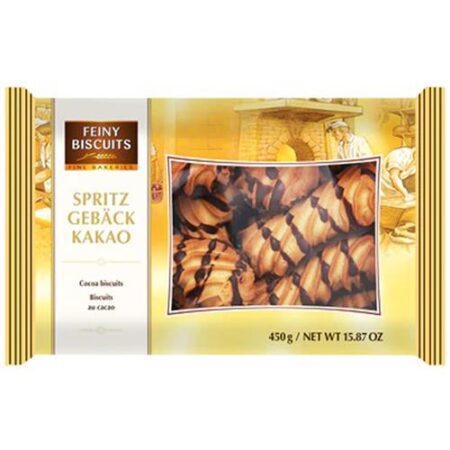 Feiny Biscuits Spritskoekjes Cacao 450gr