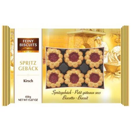Feiny Biscuits Spritskoekjes Kersen 450g
