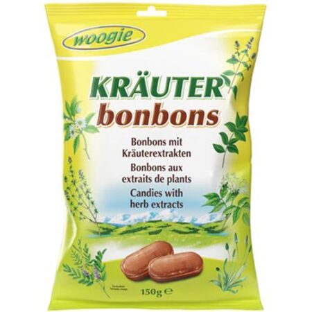 Woogie Zuurtjes Met Kruidenextract 150g - Kruiden Snoepjes - Apart Verpakt