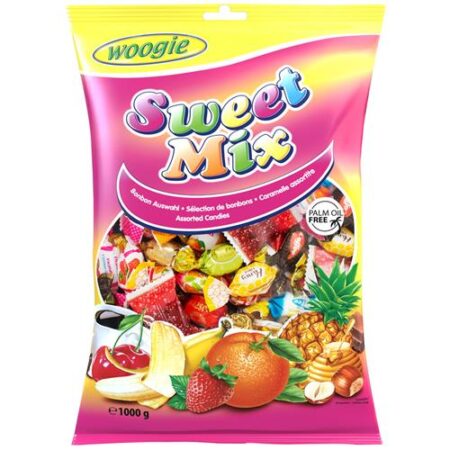 Woogie Snoepjes Sweet Mix 1kg – Apart Verpakt – Snoepjes Mix