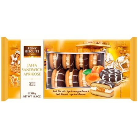 Feiny Biscuits Jaffa Cake Met Abrikozencrèmevulling 380g