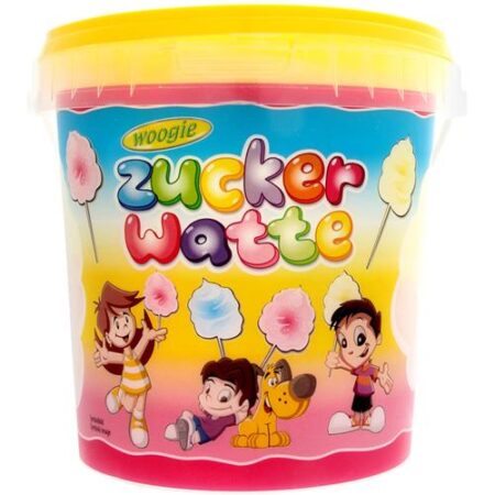 Woogie Suikerspin Emmertje 50gr - Ideaal Voor Verjaardagsfeestjes
