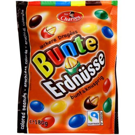 Sir Charles Kleurrijke Pinda's In Melkchocolade 180g