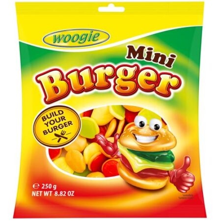 Woogie Snoepjes Mini Burgers - Build Your Burger - Snoepzakje - 5% Vruchtensap