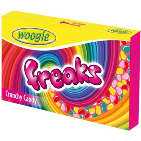 Woogie Snoepjes Freaks 150gr - Suikerdragees Met Fruitssmaak