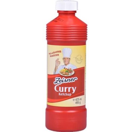 Zeisner curry ketchup 490g fles