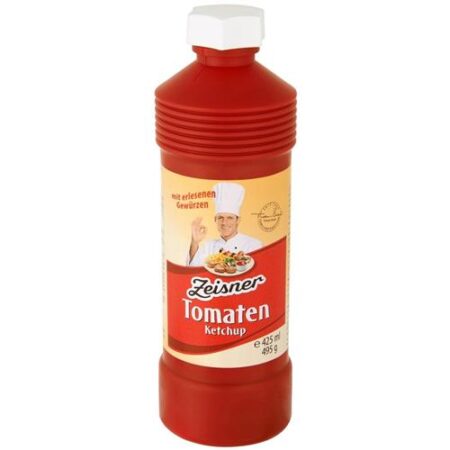 Fles Zeisner tomaten ketchup 495g