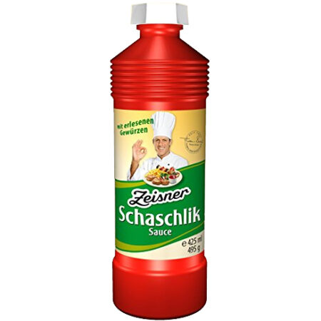Fles Zeisner schaschlik saus 495g