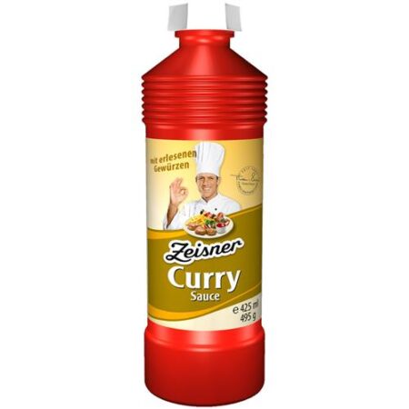 Zeisner curry saus 495g fles
