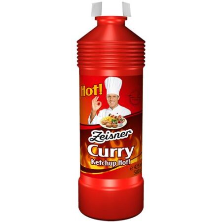 Zeisner Curry Ketchup Hot - 500g fles