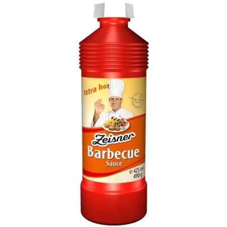 Zeisner barbecue saus fles 490g