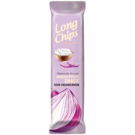 Long Chips Sour Cream & Onion 75g – Mashed Potato Snack – Zure Room & Uismaak