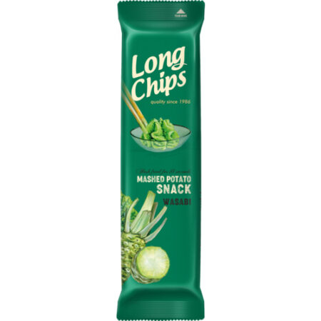 Long Chips Wasabi 75g – Mashed Potato Snack - Wasabismaak