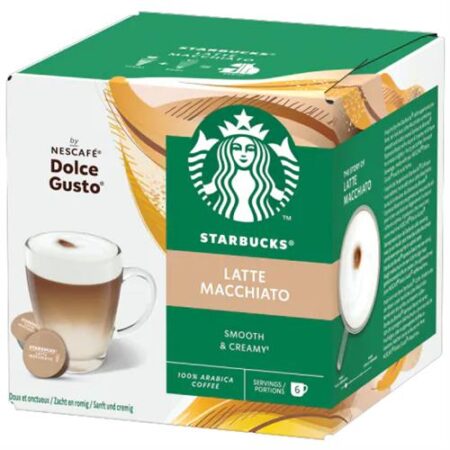 Dolce Gusto Starbucks Latte Macchiato verpakking met 12 capsules