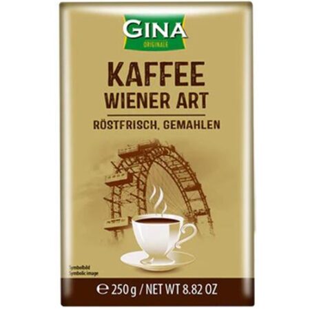 Gina Gemalen Koffie 250g - Gebrande Koffie