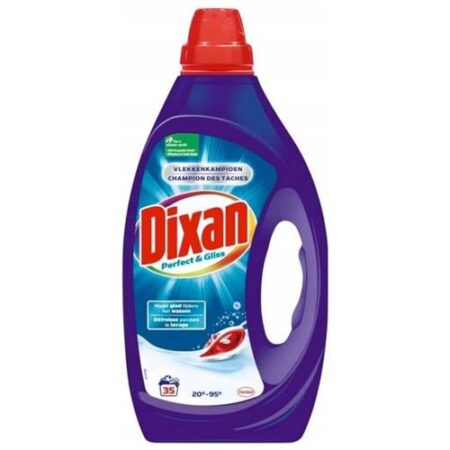 Dixan Vloeibaar Wasmiddel Perfect & Gliss 35 Wasb./1,75L - Maakt Glad Tijdens Wassen