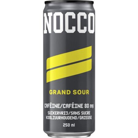 Nocco - Energy Drink - Grand Sour - Suikervrij - 250ml