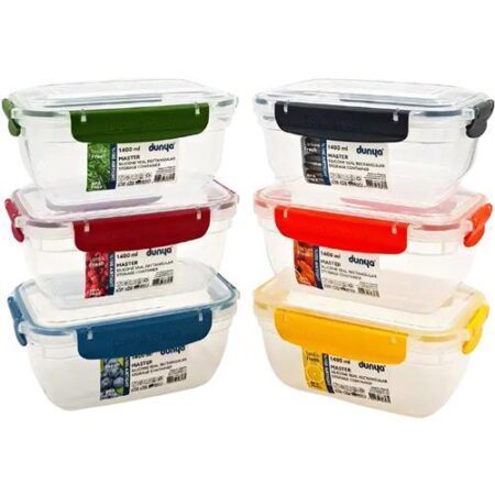 Lock & Fresh Voorraaddoos 1400ml - Antraciet