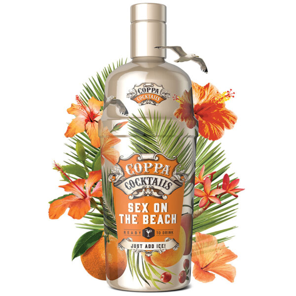 Coppa Cocktail Sex on the Beach – Tropische Cocktail in Shakerfles 70cl - Afbeelding 2