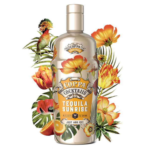 Coppa Cocktail Tequila Sunrise – Zonnige Shakerfles van 70cl - Afbeelding 2